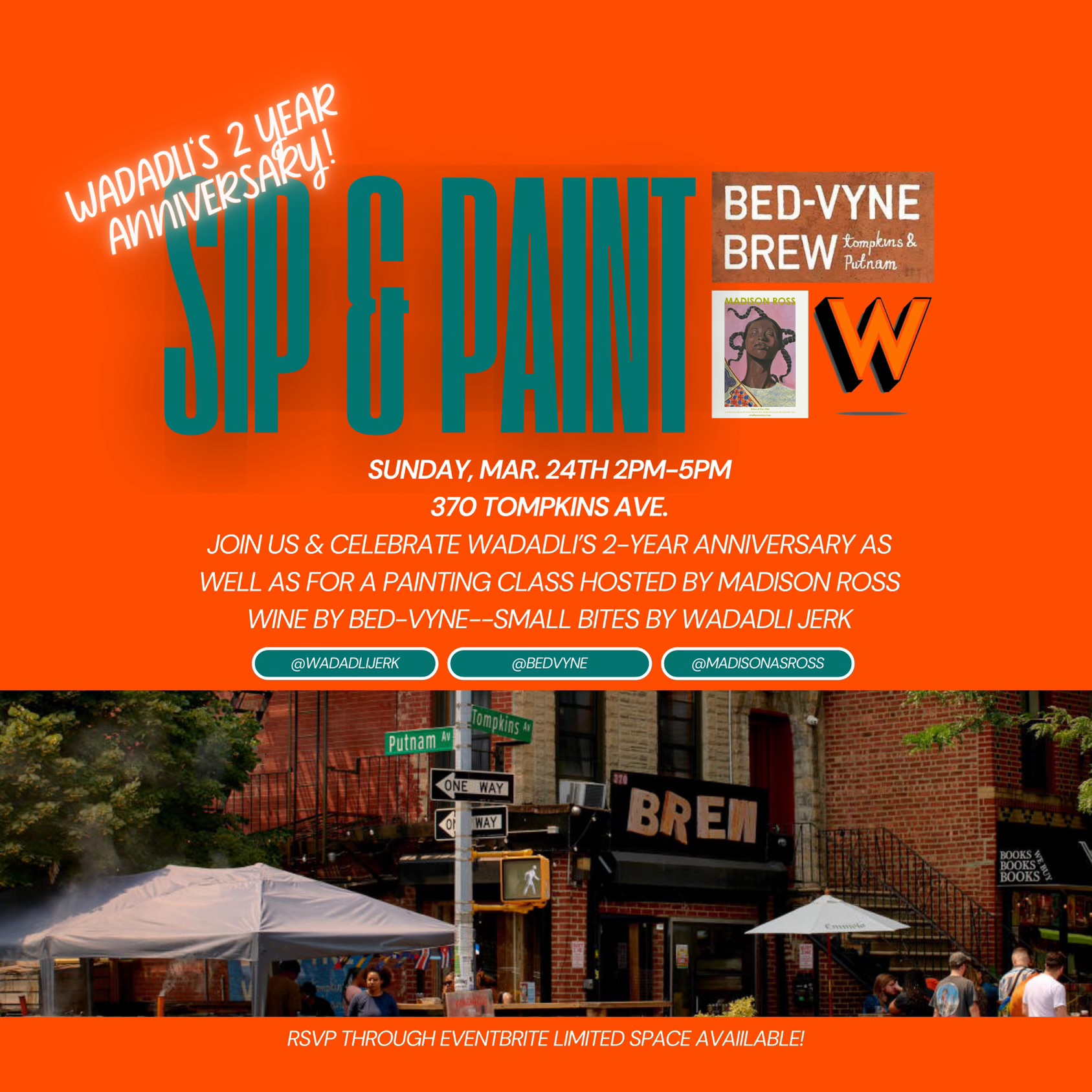 Wadadli 2nd Anniversary Sip & Paint